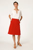 SALOUEN Red Skirt