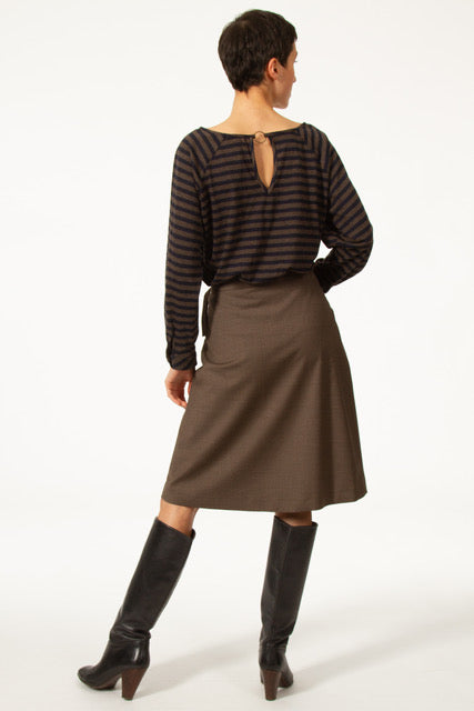 CAMILLE Brown Skirt
